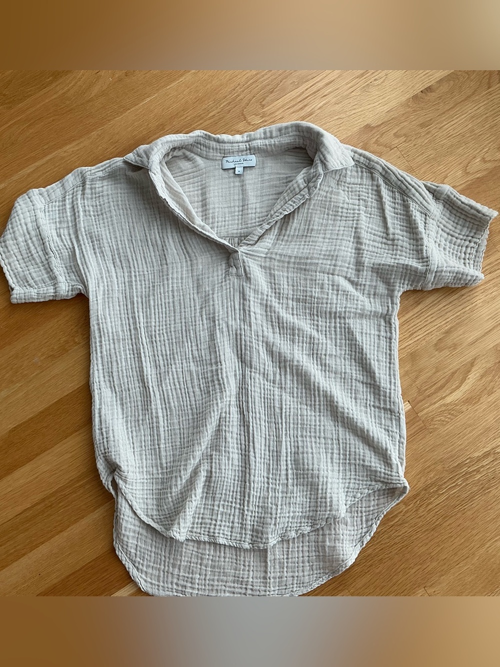 Michael Stars Cotton Gauze Top